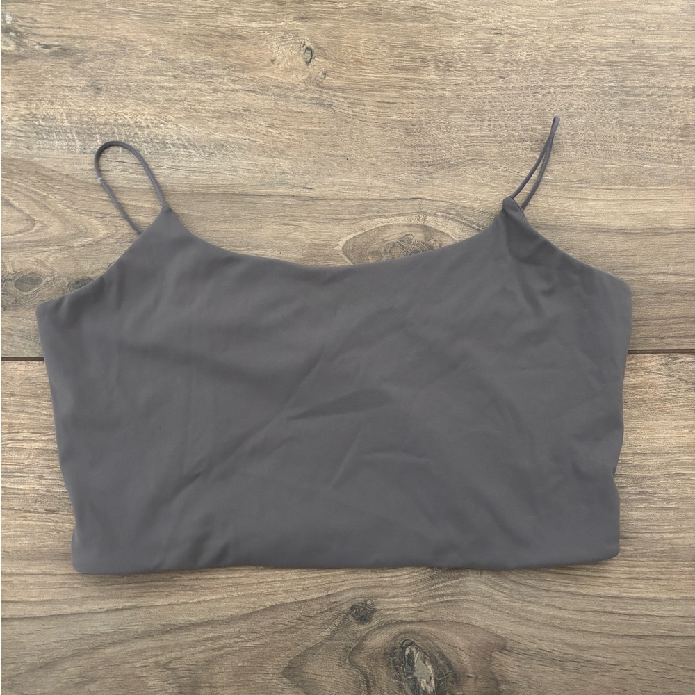 Gray Women's Spaghetti Strap Top garage size large
